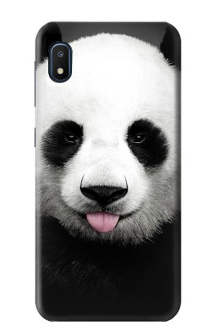 S4049 Cute Panda Stick Out Tongue Hülle Schutzhülle Taschen für Samsung Galaxy A10e