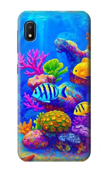 S4058 Colorful Aquarium Hülle Schutzhülle Taschen für Samsung Galaxy A10e