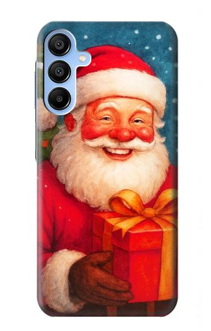 S4046 Happy Santa Hülle Schutzhülle Taschen für Samsung Galaxy A15 5G