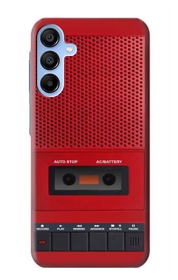 S4073 Vintage Red Cassette Player Graphic Hülle Schutzhülle Taschen für Samsung Galaxy A15 5G