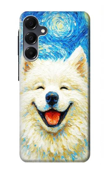 S4064 Smile Dog Van Gogh Starry Night Hülle Schutzhülle Taschen für Samsung Galaxy A16 5G