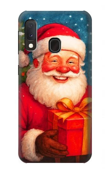S4046 Happy Santa Hülle Schutzhülle Taschen für Samsung Galaxy A20e