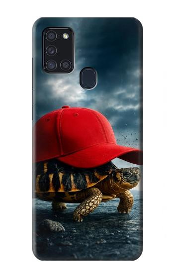 S4056 Madagascar Turtle Red Cap Hülle Schutzhülle Taschen für Samsung Galaxy A21s