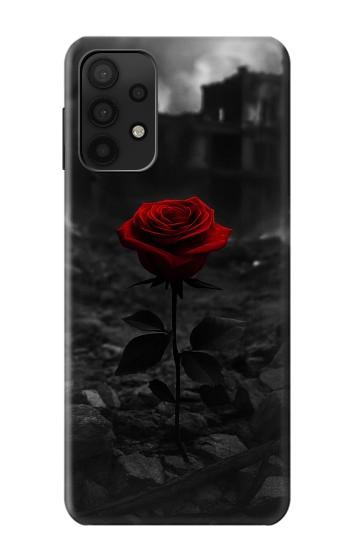S4048 Red Rose Ruins Hülle Schutzhülle Taschen für Samsung Galaxy A32 5G