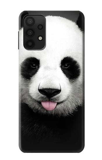 S4049 Cute Panda Stick Out Tongue Hülle Schutzhülle Taschen für Samsung Galaxy A32 5G