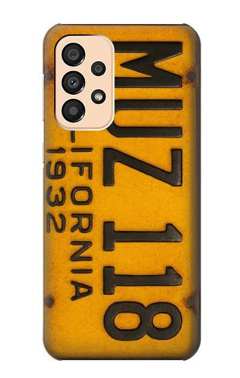 S4060 Vintage California Car License Plate Hülle Schutzhülle Taschen für Samsung Galaxy A33 5G