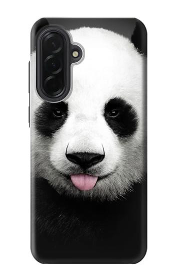 S4049 Cute Panda Stick Out Tongue Hülle Schutzhülle Taschen für Samsung Galaxy A36