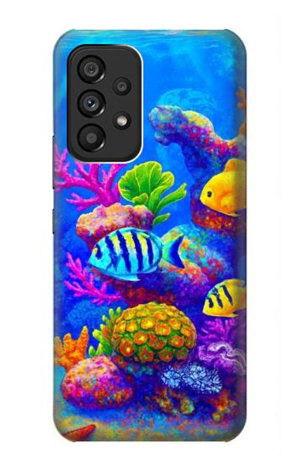 S4058 Colorful Aquarium Hülle Schutzhülle Taschen für Samsung Galaxy A53 5G