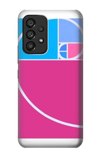 S4076 Golden Ratio Fibonacci Spiral Hülle Schutzhülle Taschen für Samsung Galaxy A53 5G