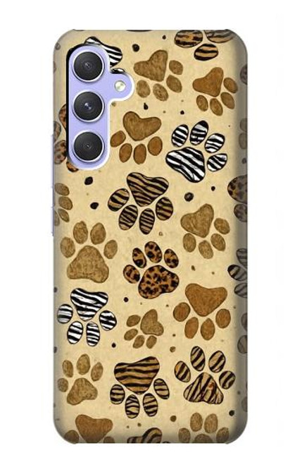 S4032 Wild Animal Paw Foot Print Hülle Schutzhülle Taschen für Samsung Galaxy A54 5G