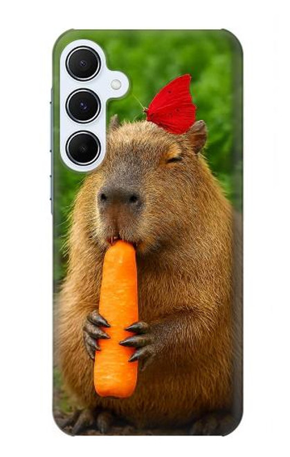 S4068 Capybara Butterfly Hülle Schutzhülle Taschen für Samsung Galaxy A55 5G
