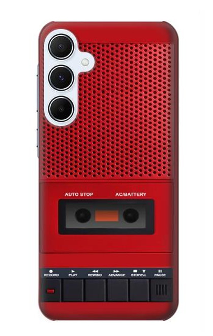S4073 Vintage Red Cassette Player Graphic Hülle Schutzhülle Taschen für Samsung Galaxy A55 5G