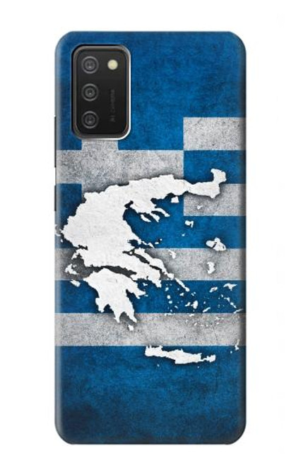 S4074 The Flag of Greece Hülle Schutzhülle Taschen für Samsung Galaxy A03S
