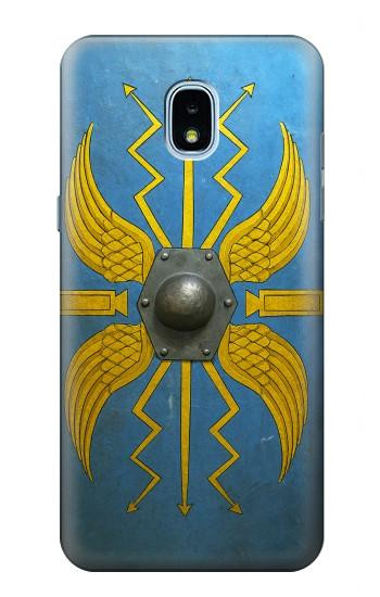S4052 Blue Roman Shield Hülle Schutzhülle Taschen für Samsung Galaxy J3 (2018), J3 Star, J3 V 3rd Gen, J3 Orbit, J3 Achieve, Express Prime 3, Amp Prime 3