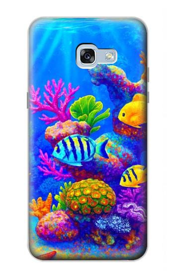 S4058 Colorful Aquarium Hülle Schutzhülle Taschen für Samsung Galaxy A5 (2017)