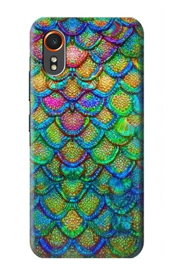 S4071 Colorful Mermaid Scale Hülle Schutzhülle Taschen für Samsung Galaxy XCover7