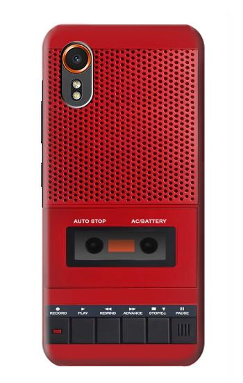 S4073 Vintage Red Cassette Player Graphic Hülle Schutzhülle Taschen für Samsung Galaxy XCover7
