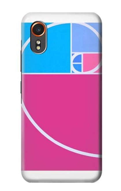 S4076 Golden Ratio Fibonacci Spiral Hülle Schutzhülle Taschen für Samsung Galaxy XCover7