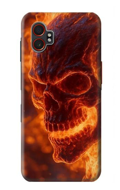 S4062 Fire Skull Hülle Schutzhülle Taschen für Samsung Galaxy XCover7 Pro