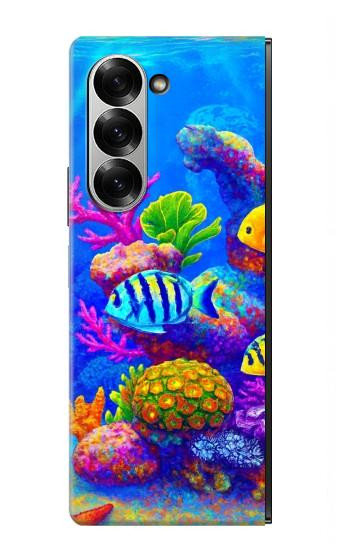 S4058 Colorful Aquarium Hülle Schutzhülle Taschen für Samsung Galaxy Z Fold 7