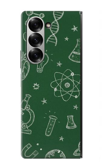 S4059 Science Chalkboard Graphic Hülle Schutzhülle Taschen für Samsung Galaxy Z Fold 6