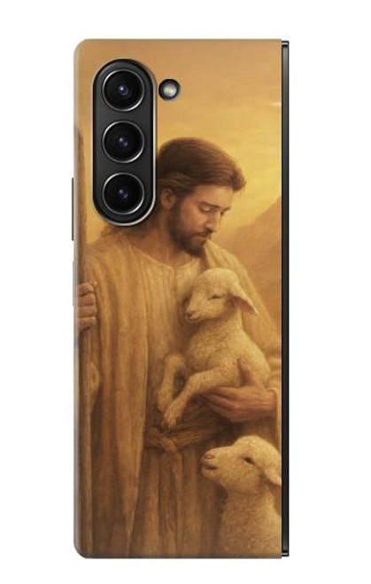 S4042 Merciful Jesus Hülle Schutzhülle Taschen für Samsung Galaxy Z Fold 5