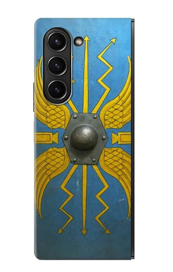 S4052 Blue Roman Shield Hülle Schutzhülle Taschen für Samsung Galaxy Z Fold 5