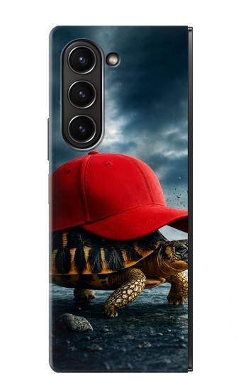 S4056 Madagascar Turtle Red Cap Hülle Schutzhülle Taschen für Samsung Galaxy Z Fold 5