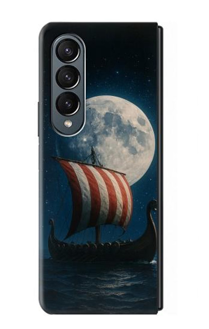 S4040 Viking War Ship Hülle Schutzhülle Taschen für Samsung Galaxy Z Fold 4