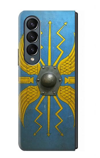 S4052 Blue Roman Shield Hülle Schutzhülle Taschen für Samsung Galaxy Z Fold 4