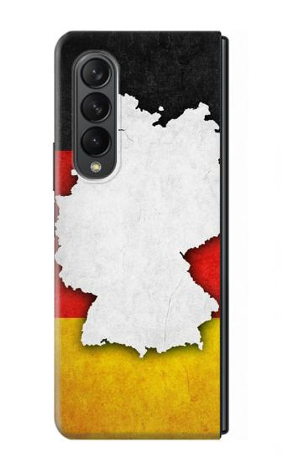 S4055 Germany Flag Hülle Schutzhülle Taschen für Samsung Galaxy Z Fold 3 5G