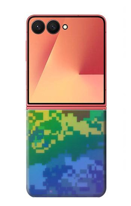 S4047 LGBTQ Camouflage Hülle Schutzhülle Taschen für Samsung Galaxy Z Flip 7