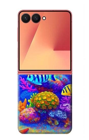 S4058 Colorful Aquarium Hülle Schutzhülle Taschen für Samsung Galaxy Z Flip 7