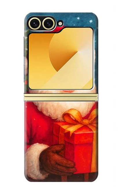 S4046 Happy Santa Hülle Schutzhülle Taschen für Samsung Galaxy Z Flip 6, Flip 7 FE
