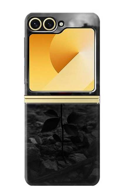 S4048 Red Rose Ruins Hülle Schutzhülle Taschen für Samsung Galaxy Z Flip 6, Flip 7 FE