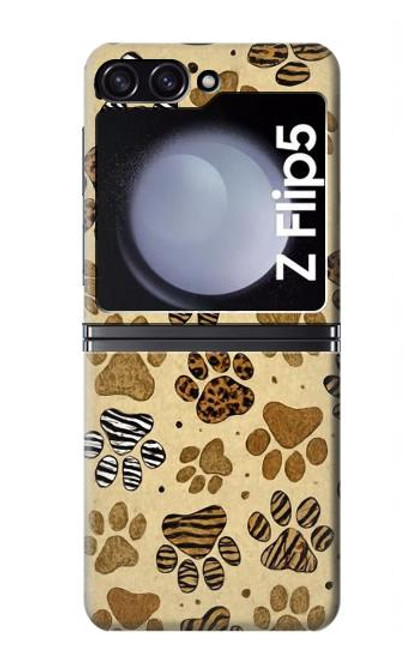 S4032 Wild Animal Paw Foot Print Hülle Schutzhülle Taschen für Samsung Galaxy Z Flip 5