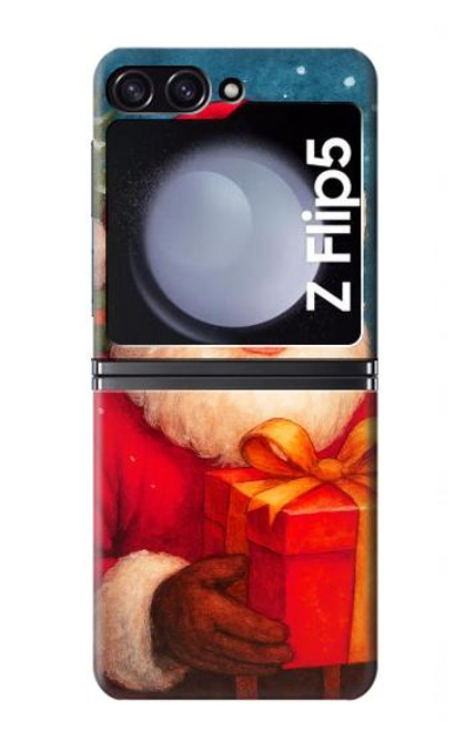 S4046 Happy Santa Hülle Schutzhülle Taschen für Samsung Galaxy Z Flip 5