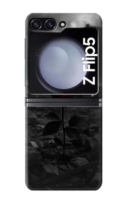 S4048 Red Rose Ruins Hülle Schutzhülle Taschen für Samsung Galaxy Z Flip 5