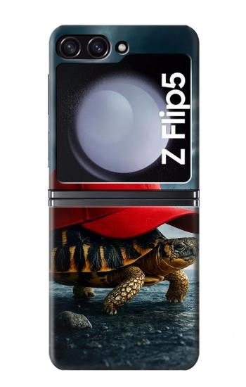 S4056 Madagascar Turtle Red Cap Hülle Schutzhülle Taschen für Samsung Galaxy Z Flip 5