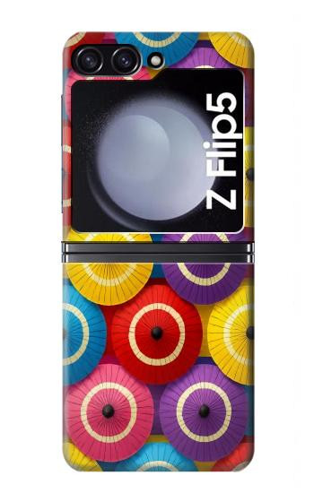 S4065 Snake Eye Umbrella Pattern Hülle Schutzhülle Taschen für Samsung Galaxy Z Flip 5