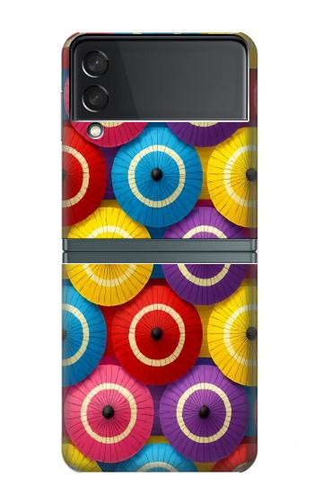 S4065 Snake Eye Umbrella Pattern Hülle Schutzhülle Taschen für Samsung Galaxy Z Flip 3 5G