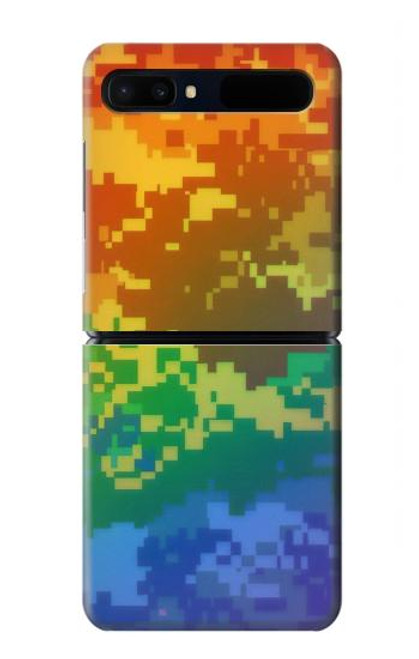 S4047 LGBTQ Camouflage Hülle Schutzhülle Taschen für Samsung Galaxy Z Flip 5G