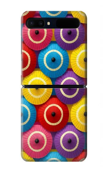 S4065 Snake Eye Umbrella Pattern Hülle Schutzhülle Taschen für Samsung Galaxy Z Flip 5G