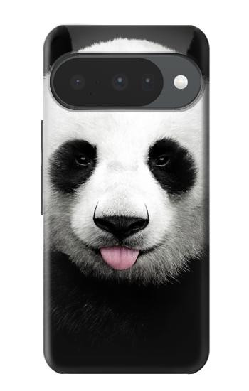 S4049 Cute Panda Stick Out Tongue Hülle Schutzhülle Taschen für Google Pixel 10, 10 Pro
