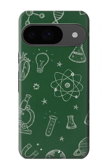 S4059 Science Chalkboard Graphic Hülle Schutzhülle Taschen für Google Pixel 9