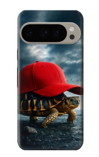 S4056 Madagascar Turtle Red Cap Hülle Schutzhülle Taschen für Google Pixel 9 Pro