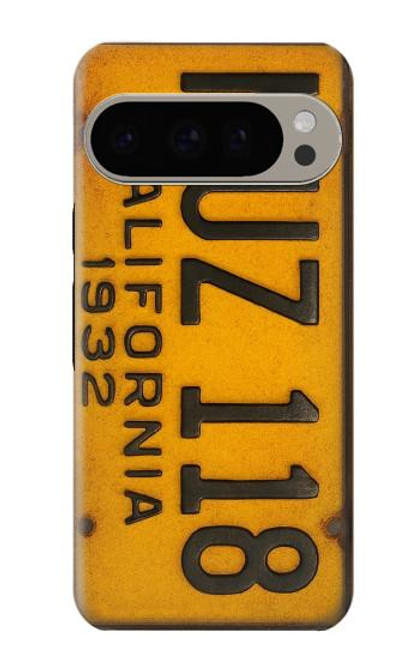 S4060 Vintage California Car License Plate Hülle Schutzhülle Taschen für Google Pixel 9 Pro