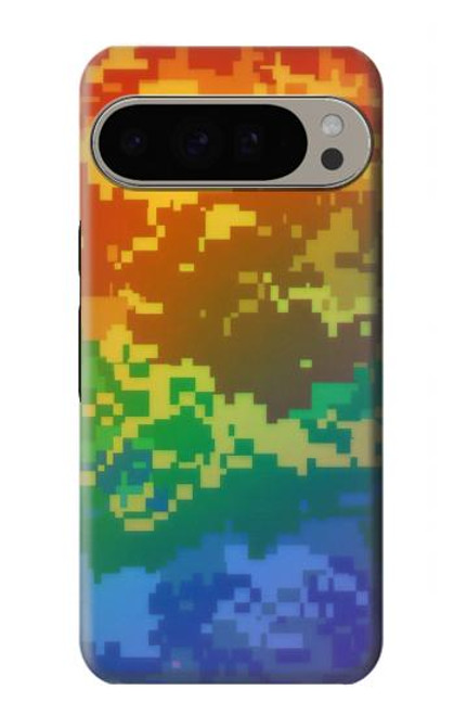 S4047 LGBTQ Camouflage Hülle Schutzhülle Taschen für Google Pixel 9 Pro XL