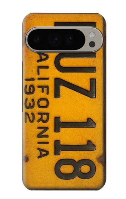 S4060 Vintage California Car License Plate Hülle Schutzhülle Taschen für Google Pixel 9 Pro XL