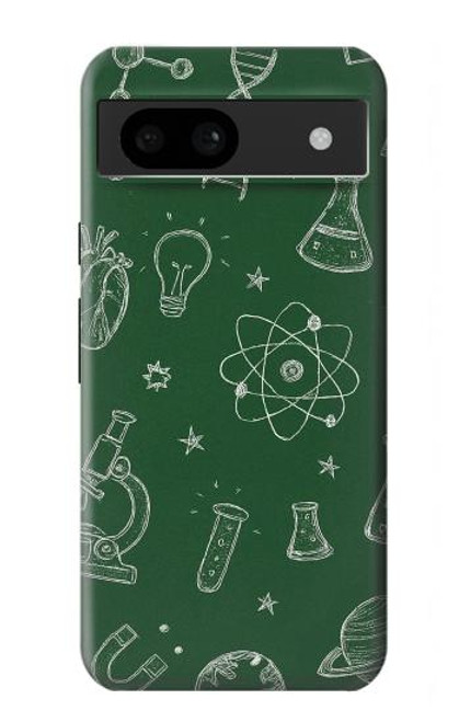 S4059 Science Chalkboard Graphic Hülle Schutzhülle Taschen für Google Pixel 8a